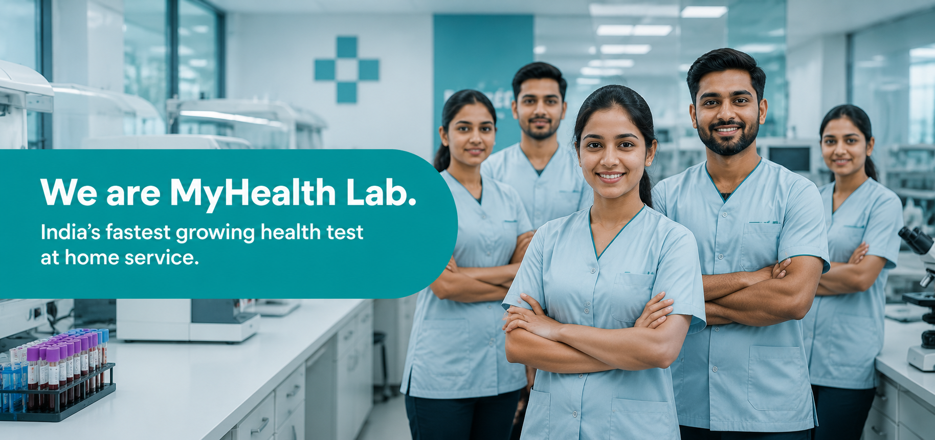 Healthcare professional working in a laboratory